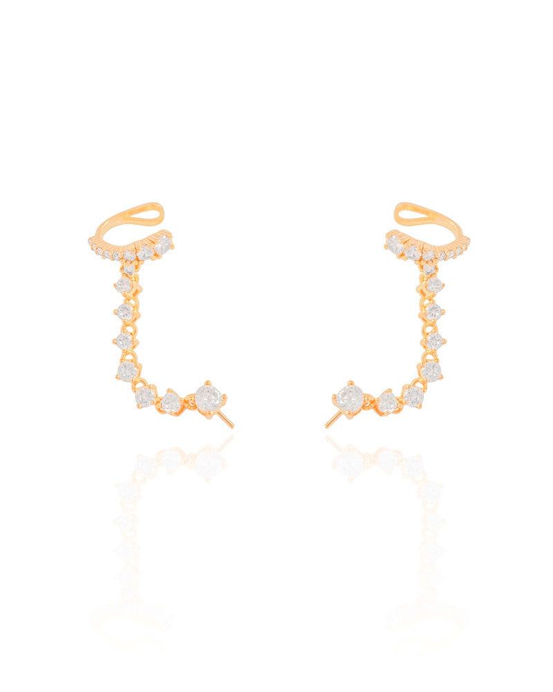 Ear Line Ponto de Luz Cristal