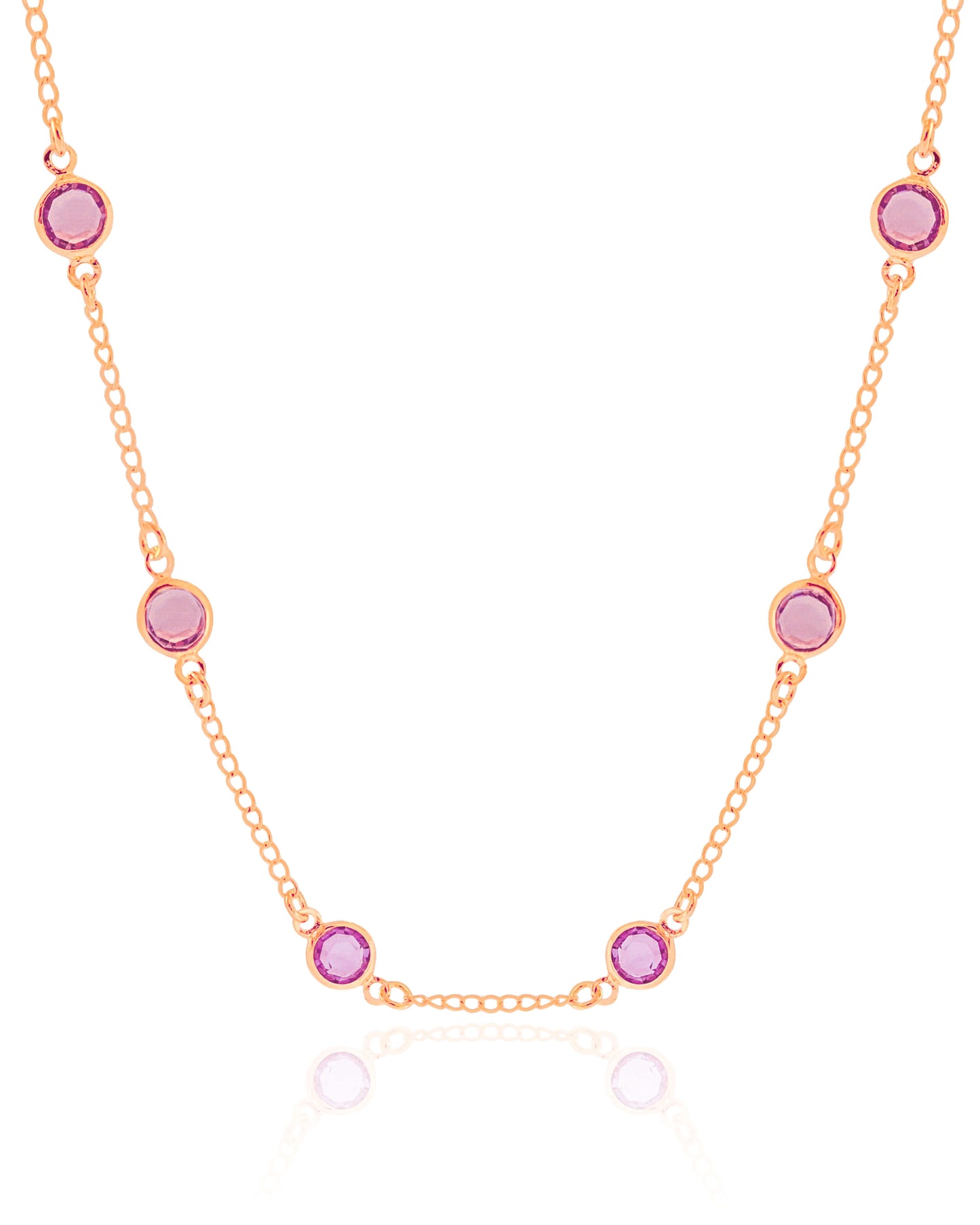 Choker Pontos de Luz Ametista