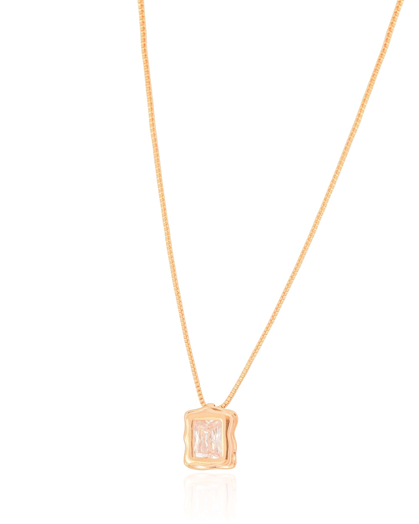 Fio Veneziana Retângulo Orgânico Cristal