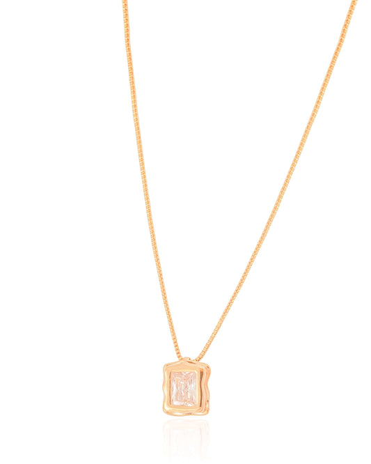 Fio Veneziana Retângulo Orgânico Cristal