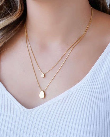 Fio Duplo Veneziana Gotas Lisas