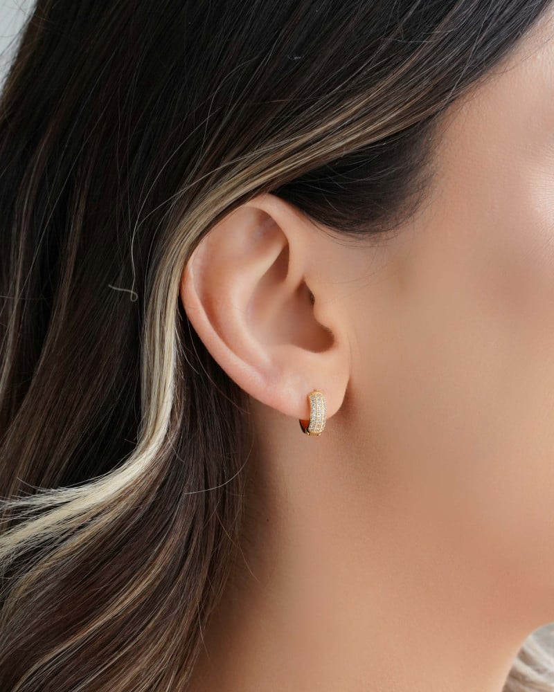 Brinco Argola Cravejada Click