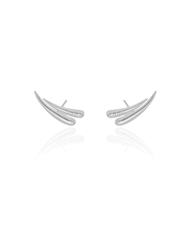 Ear cuff Gotas Cravejado Cristal Rb