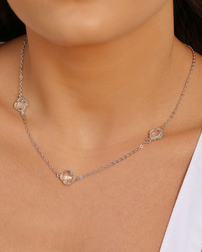 Fio Elos Trevos Cristal RB