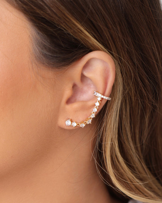 Ear Line Ponto de Luz Cristal