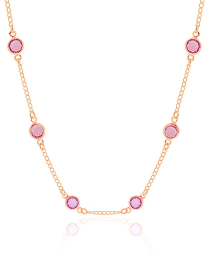 Choker Pontos de Luz Ametista