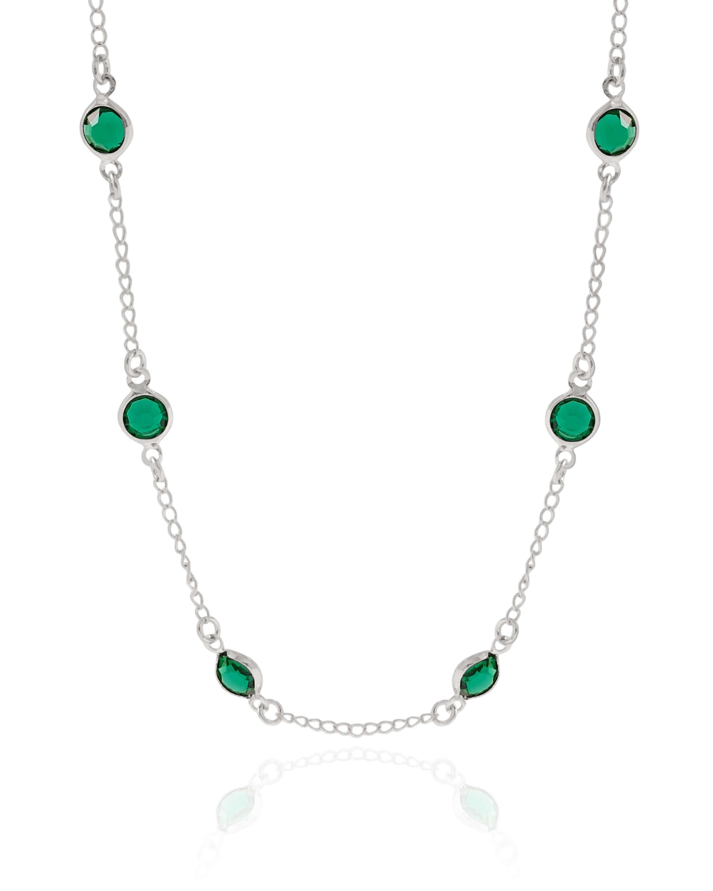 Choker Pontos de Luz Esmeralda