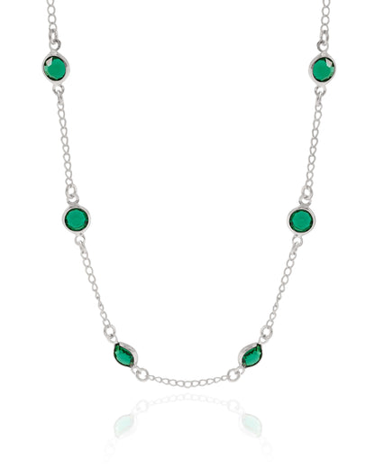 Choker Pontos de Luz Esmeralda