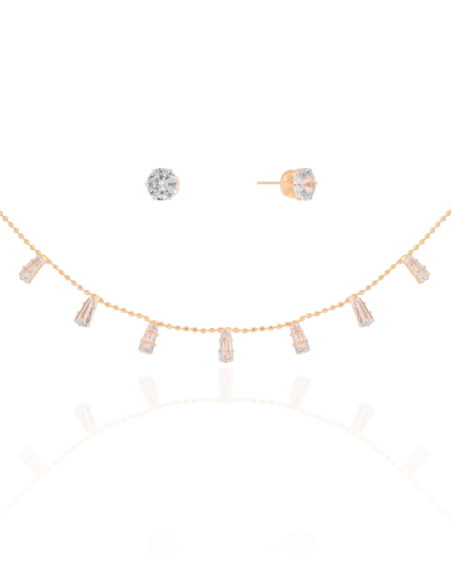 Conjunto  Baguete Cristal